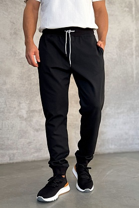 Спортивные штаны logo-embroidered - Black