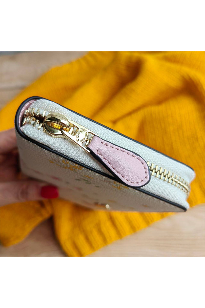 Coach Женский кожаный кошелёк Coach 20x10 см (3 расцветки)