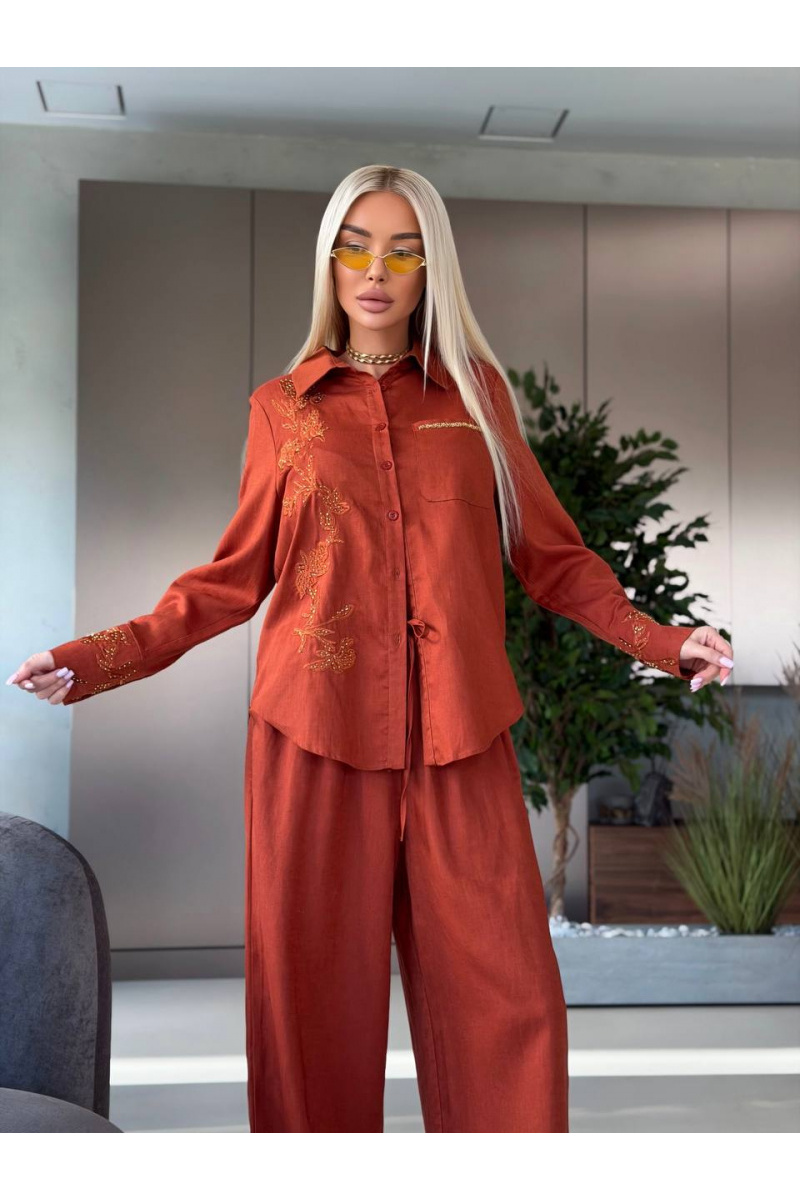 Zimmermann Женский льяной костюм premium