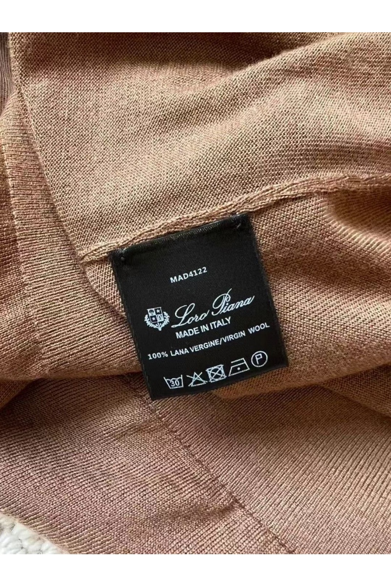 Loro Piana Поло с длинным рукавом Premium - Caramel