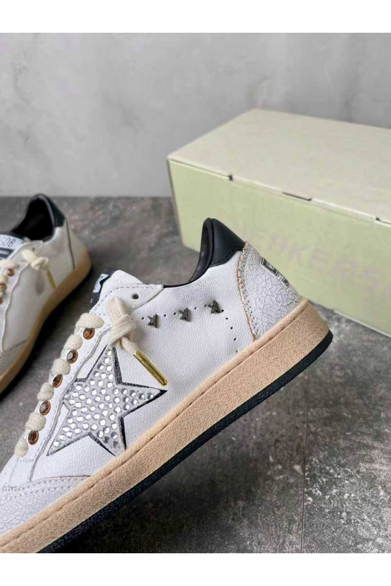 Designer Clothing Женские кожаные кроссовки Golden Goose Ball Star premium