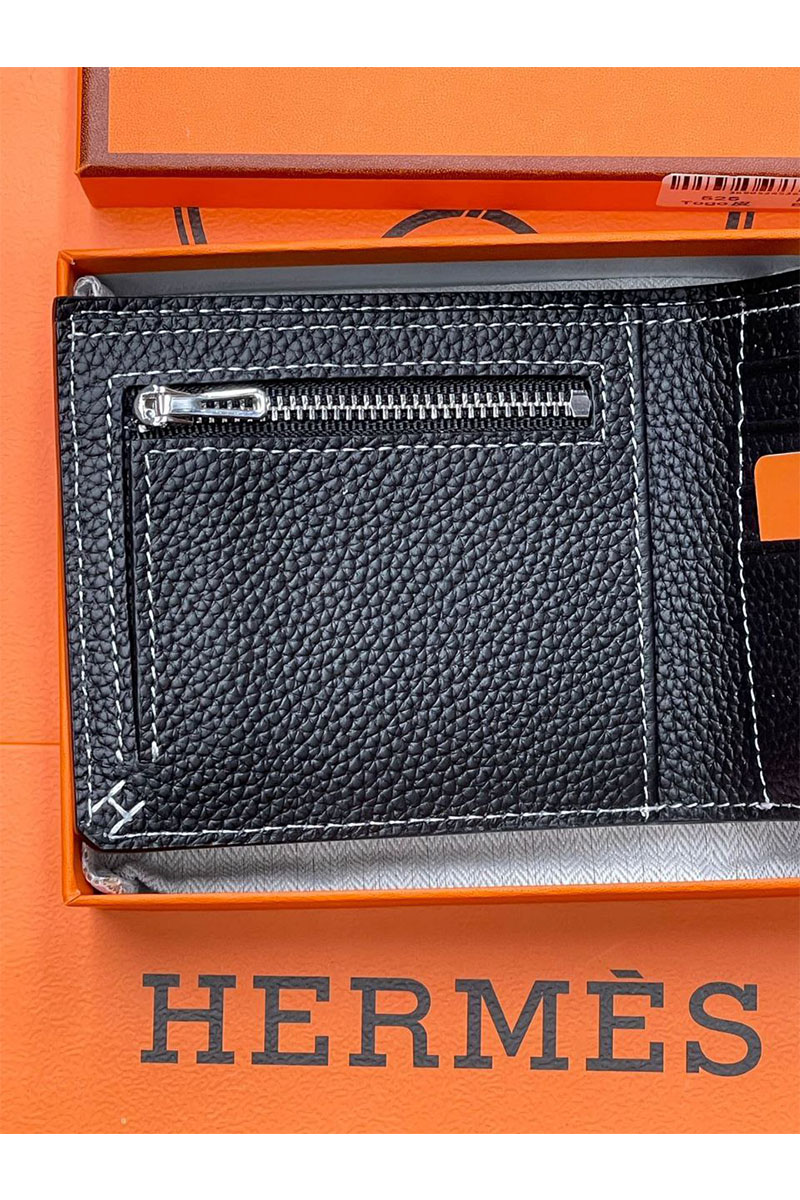 Hermes Кожаный кошелёк 12х10 см