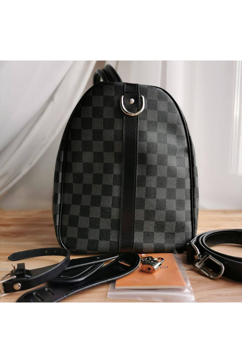 Lоuis Vuittоn Дорожная сумка Keepall Damier Graphite 45x27 см