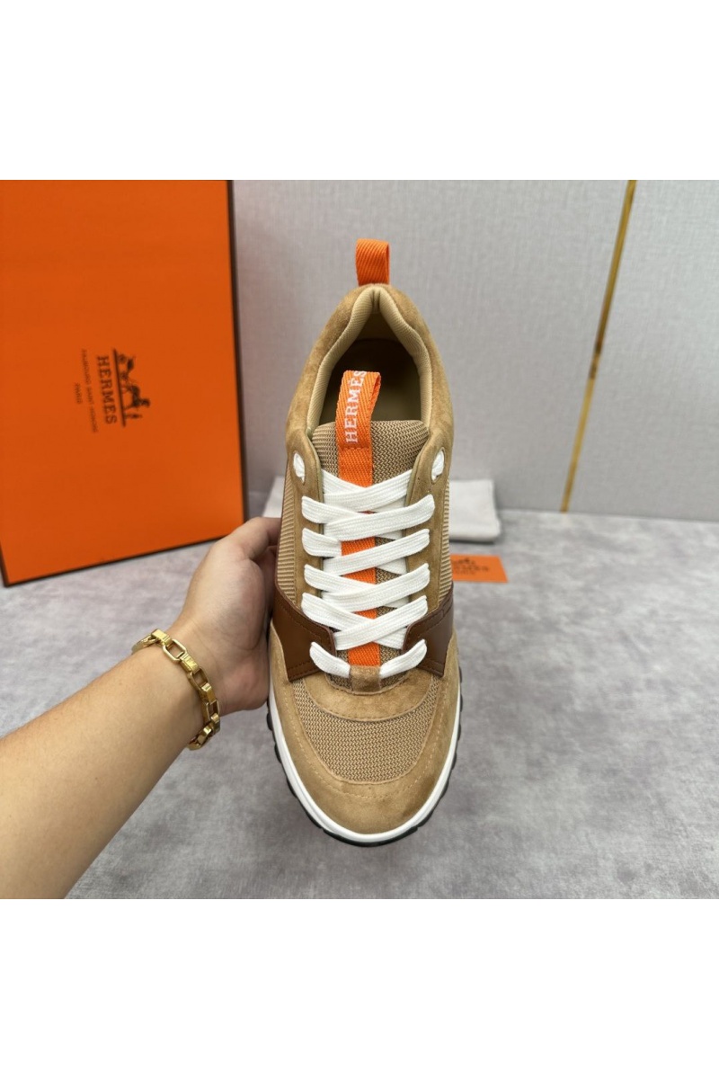 Hermes Мужские кроссовки Leader - Brown