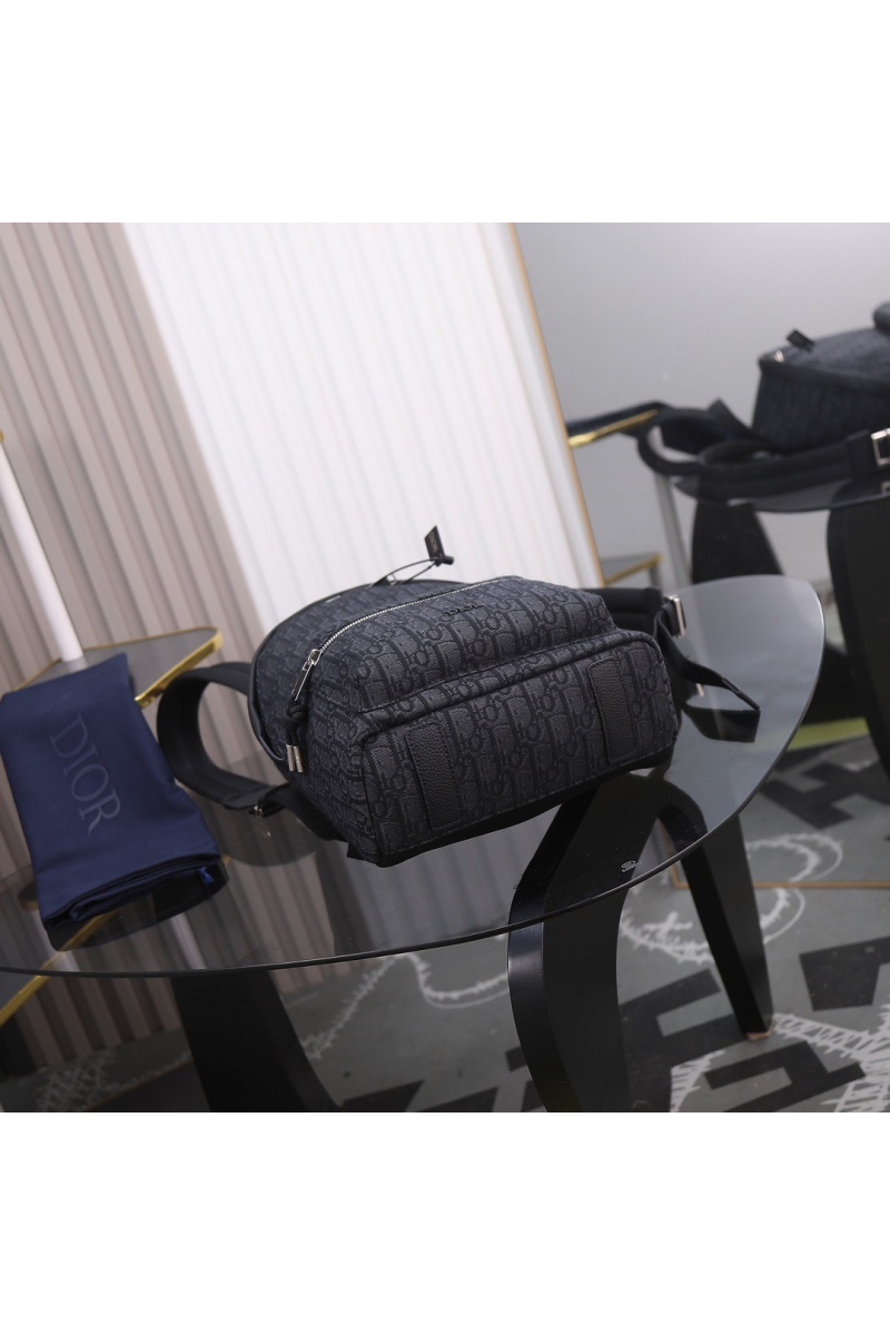 Dior Текстильный рюкзак ObliquePremium 37x26x15 см