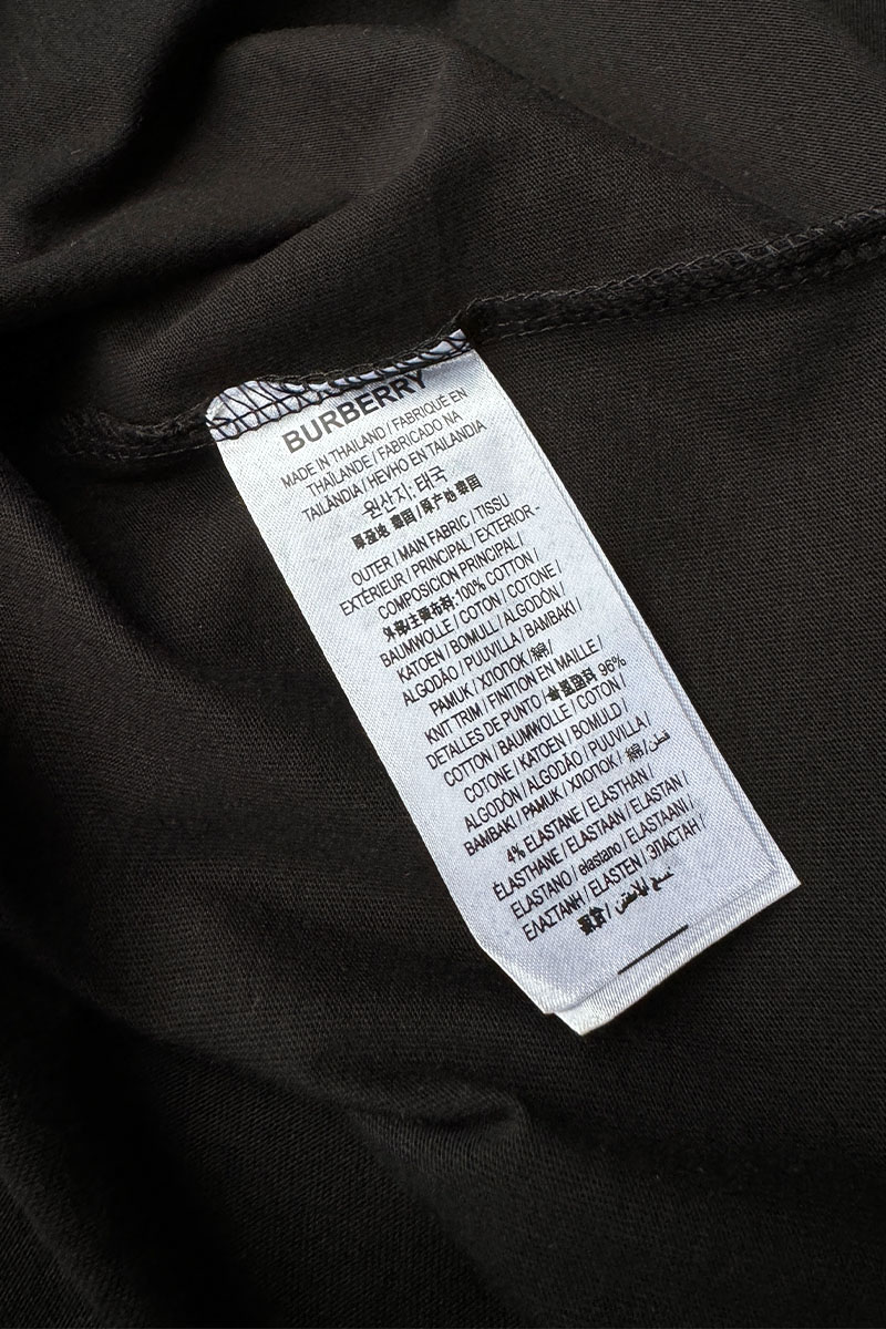 Burberry Мужская чёрная футболка London