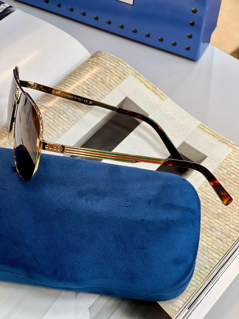Gucci Брендовые солнцезащитные очки авиаторы 