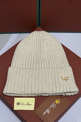 Шапка premium logo-embroidered - Beige