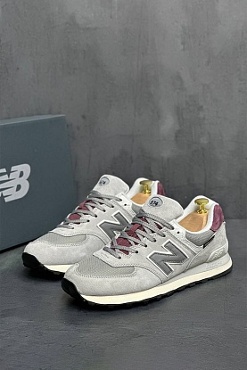 Кроссовки 574 "Arctic Grey Maroon"