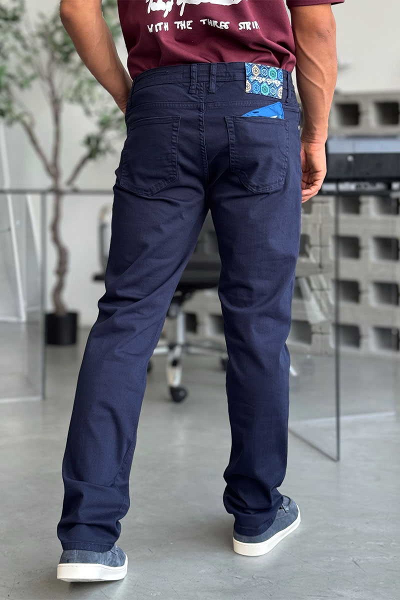 Jacob Cohen Мужские тёмно-синие джинсы 