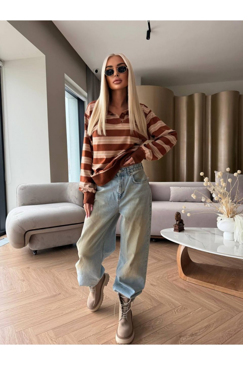 MIU MIU Женское поло с длинным рукавом premium