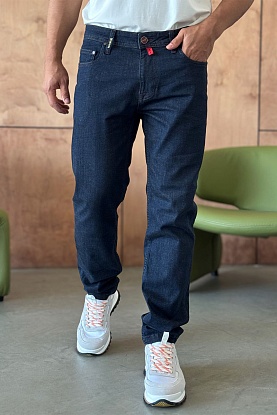 Мужские тёмно-синие джинсы 