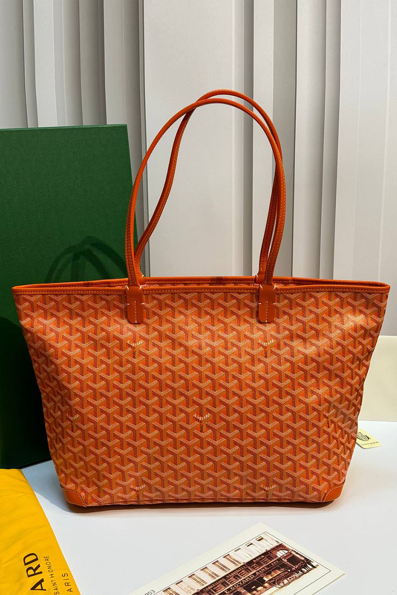 Designer Clothing Кожаная сумка Goyard Artois premium 31x24x15 см