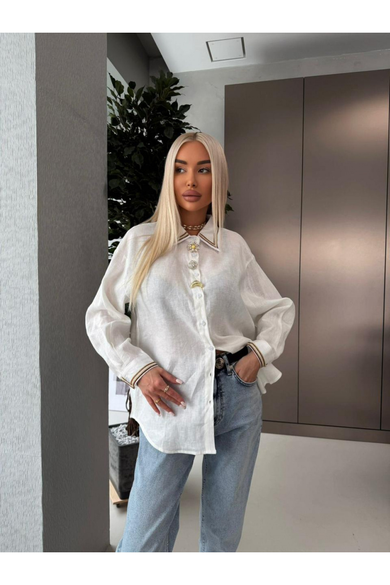 Valentino Женская белая рубашка premium