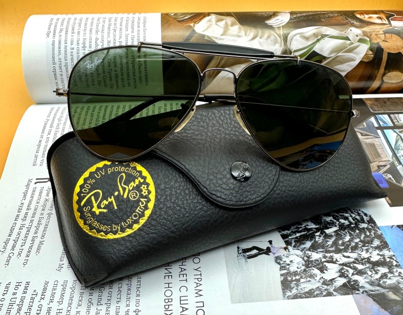 Ray-Ban Солнцезащитные очки Outdorsman - Green / Silver