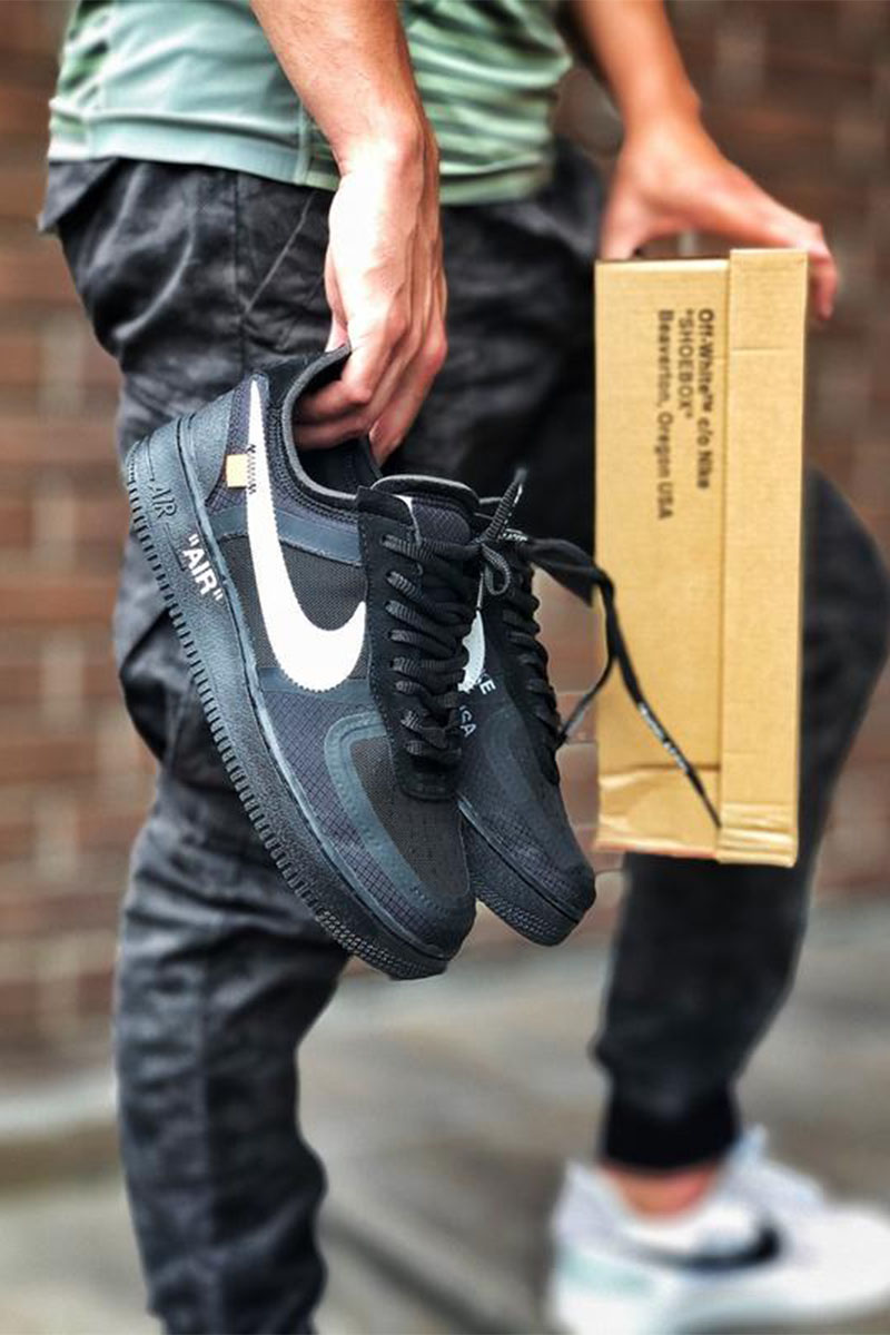 Nike Кроссовки Off-White x AF1 Low "Black"