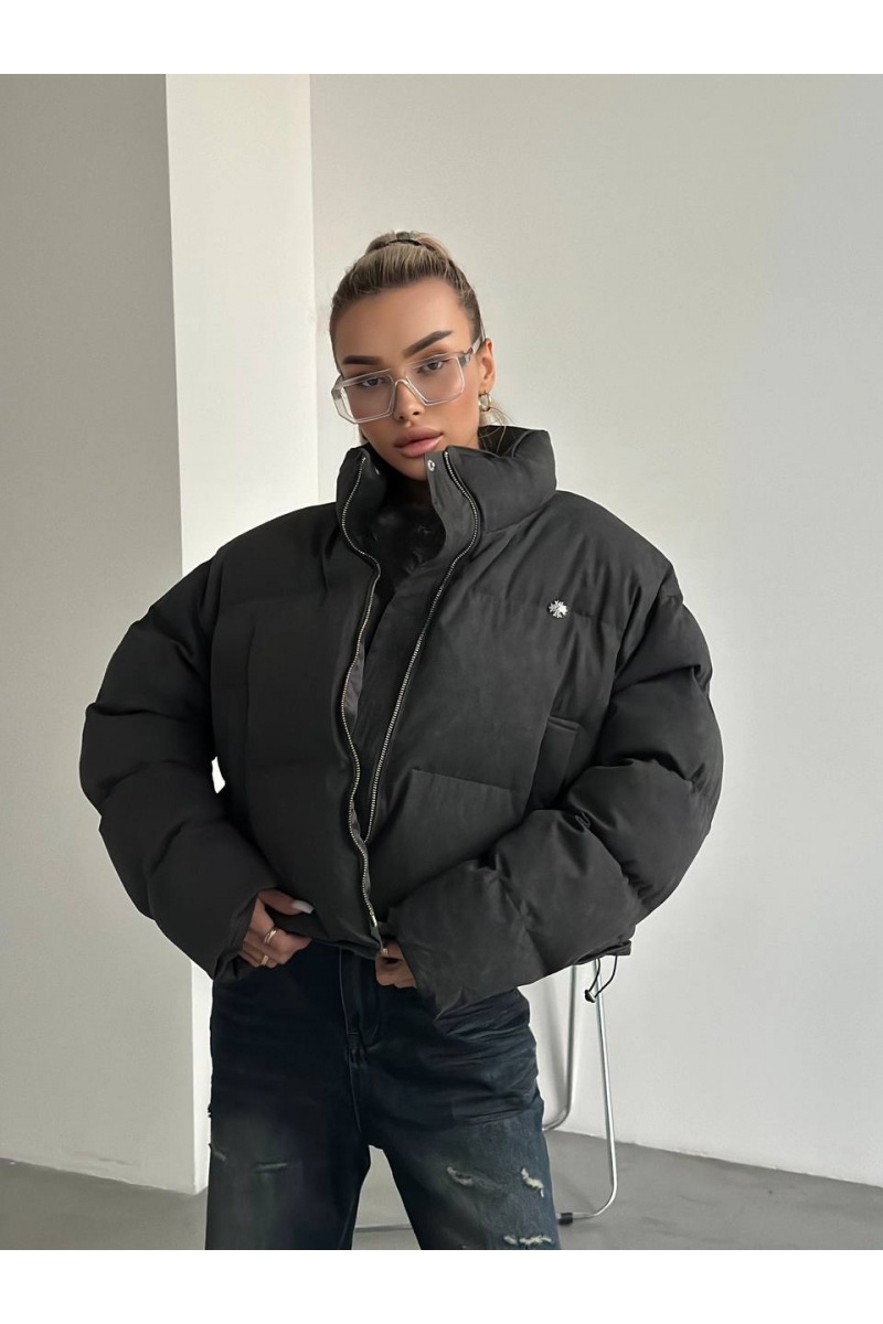 Chrome Hearts Женская чёрная куртка 