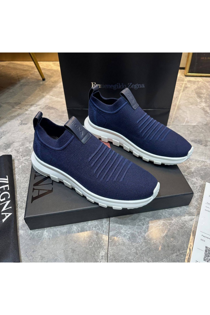 Zegna Мужские текстильные кроссовки