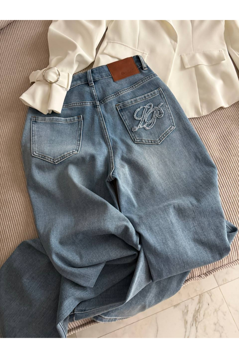 Loro Piana Женские синие джинсы premium