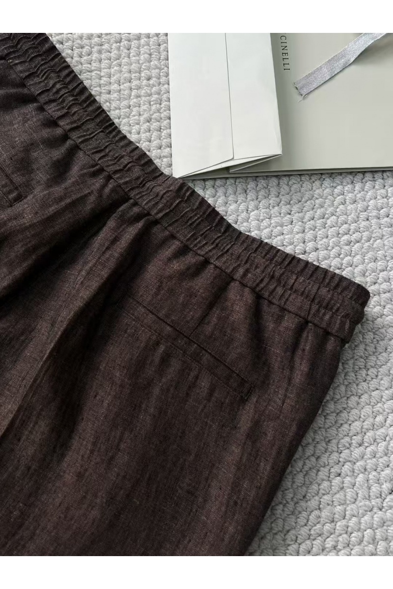 Brunеllо Сuсinеlli Льняные брюки Premium - Brown