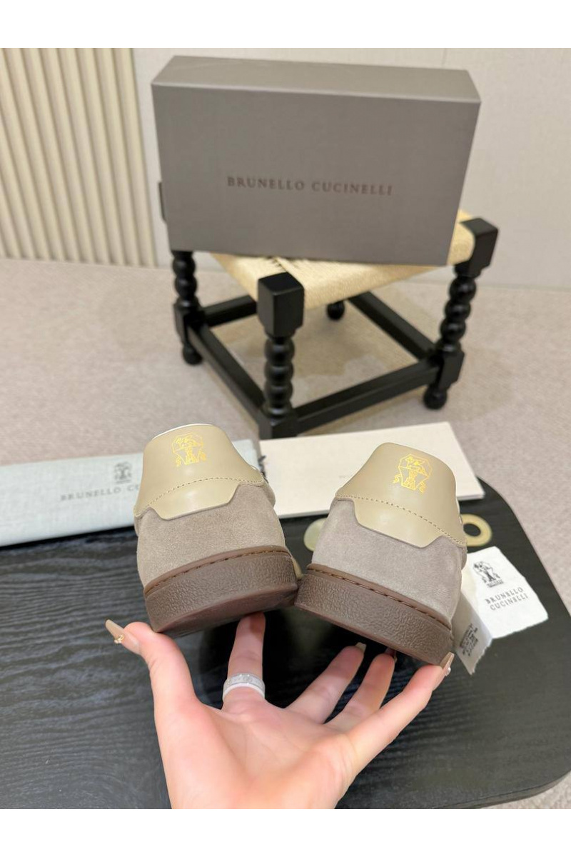 Brunеllо Сuсinеlli Замшевые кроссовки low-top - Beige