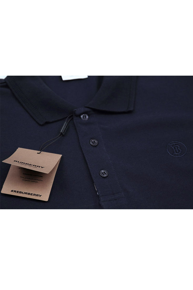 Burberry Поло с длинным рукавом TB logo - Dark Blue