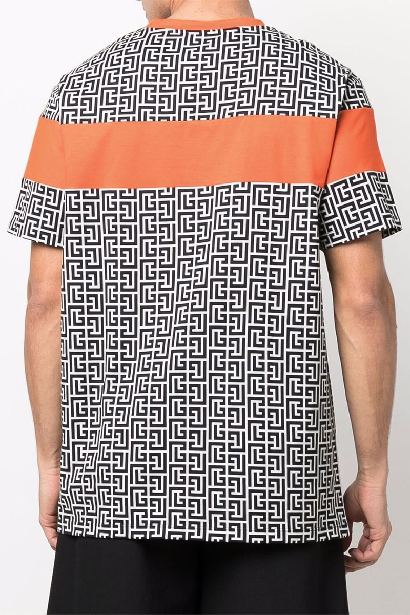Balmain Мужская футболка monogram-print