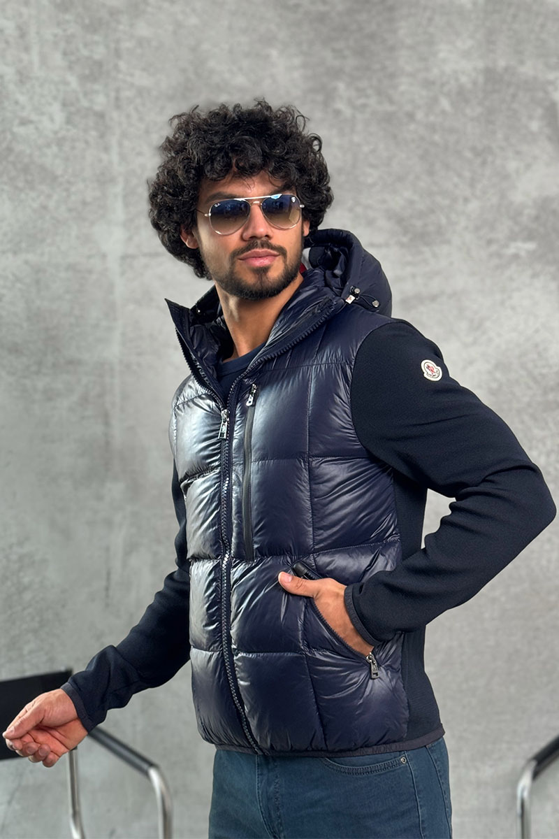 Moncler Куртка с вязаными рукавами 