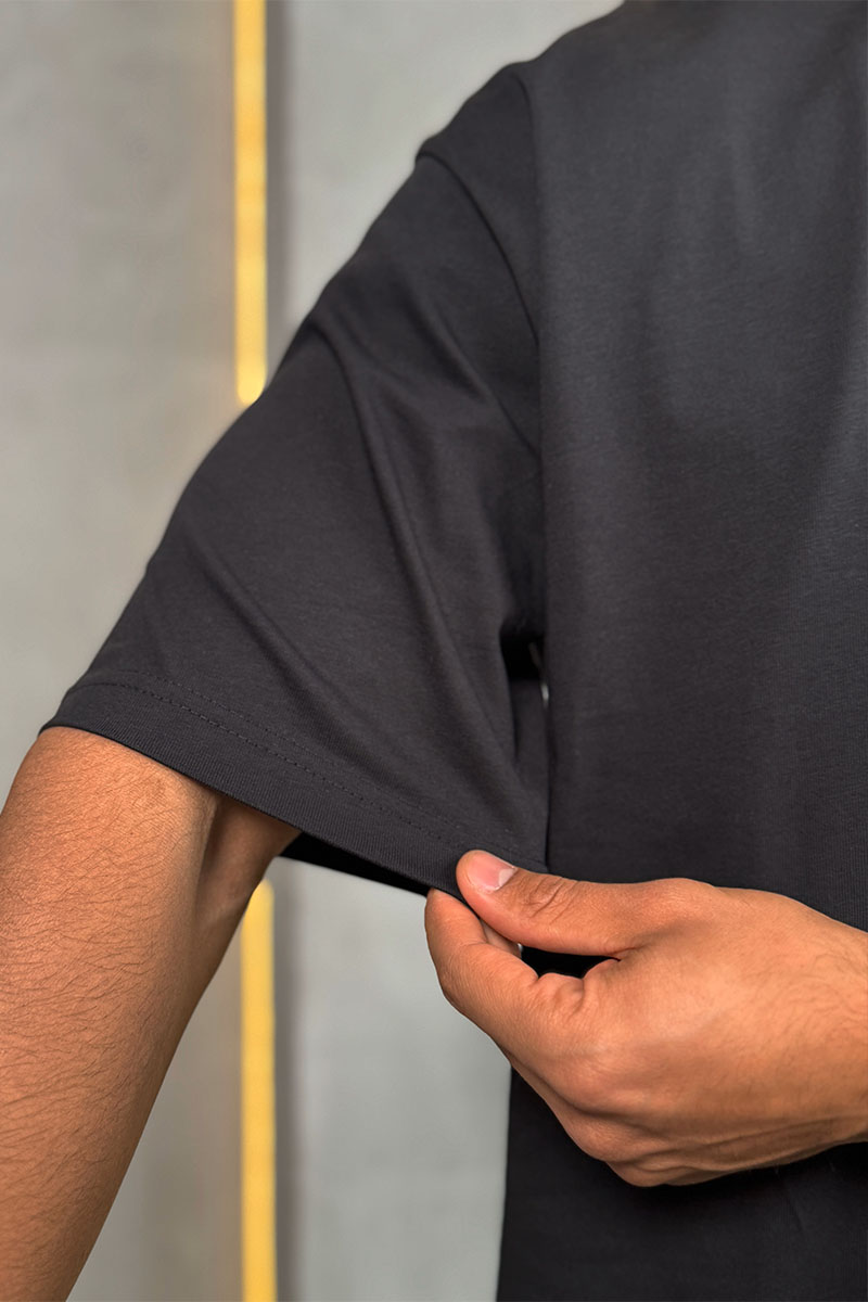 Balenciaga Чёрная оверсайз футболка