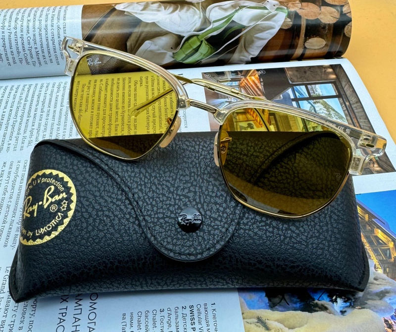 Ray-Ban Солнцезащитные очки New Clubmaster - Yellow