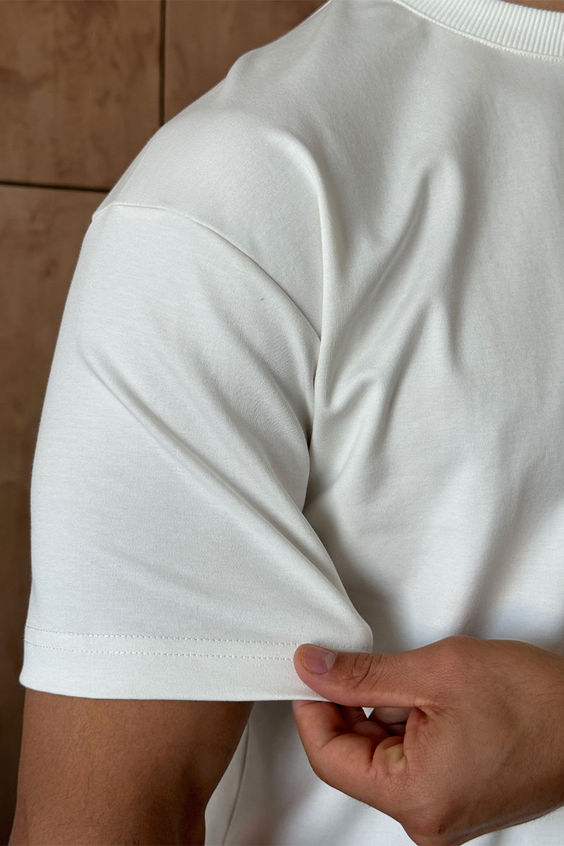 Y-3 Yohji Yamamoto Мужская белая футболка 