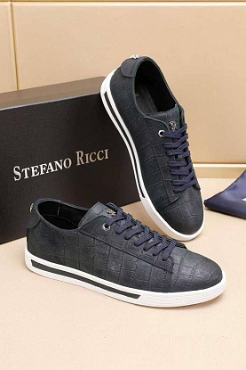 Мужские кожаные кроссовки