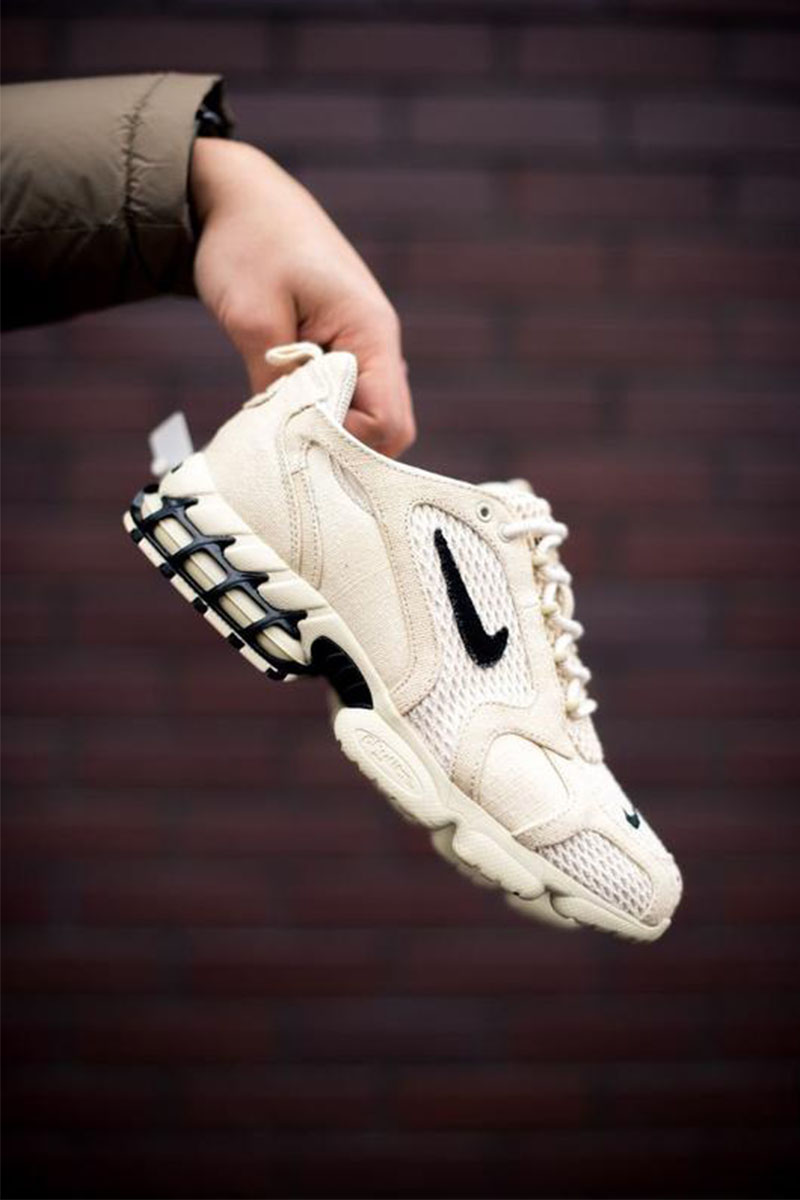 Nike Кроссовки Stussy x Zoom Spiridon Cage 2 Fossil