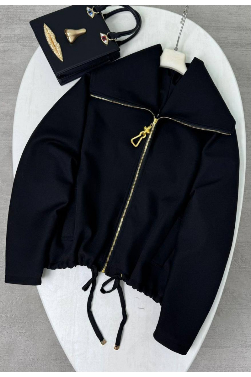 Schiaparelli Женская куртка чёрного цвета premium