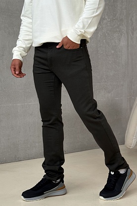 Мужские тёмно-серые джинсы 