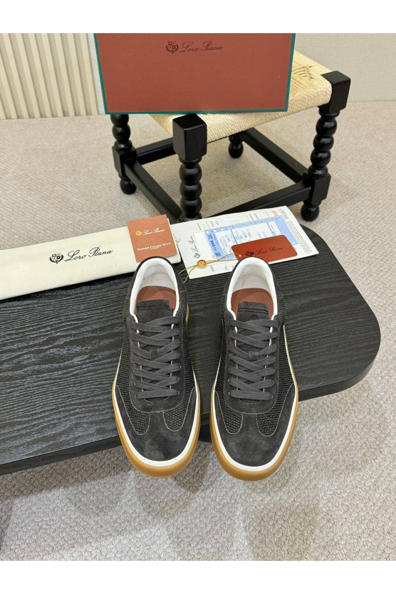 Loro Piana Мужские кроссовки Tennis Walk - Grey