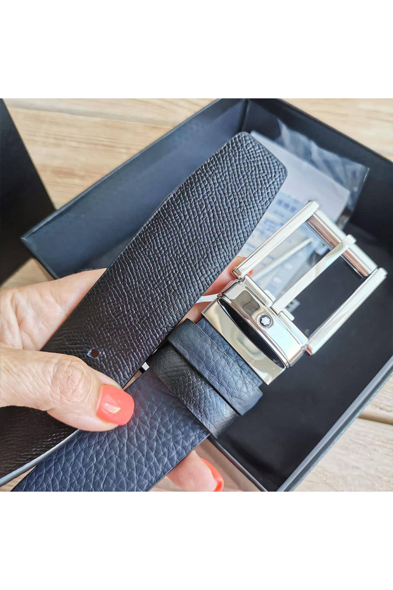 Montblanc Двусторонний кожаный ремень 