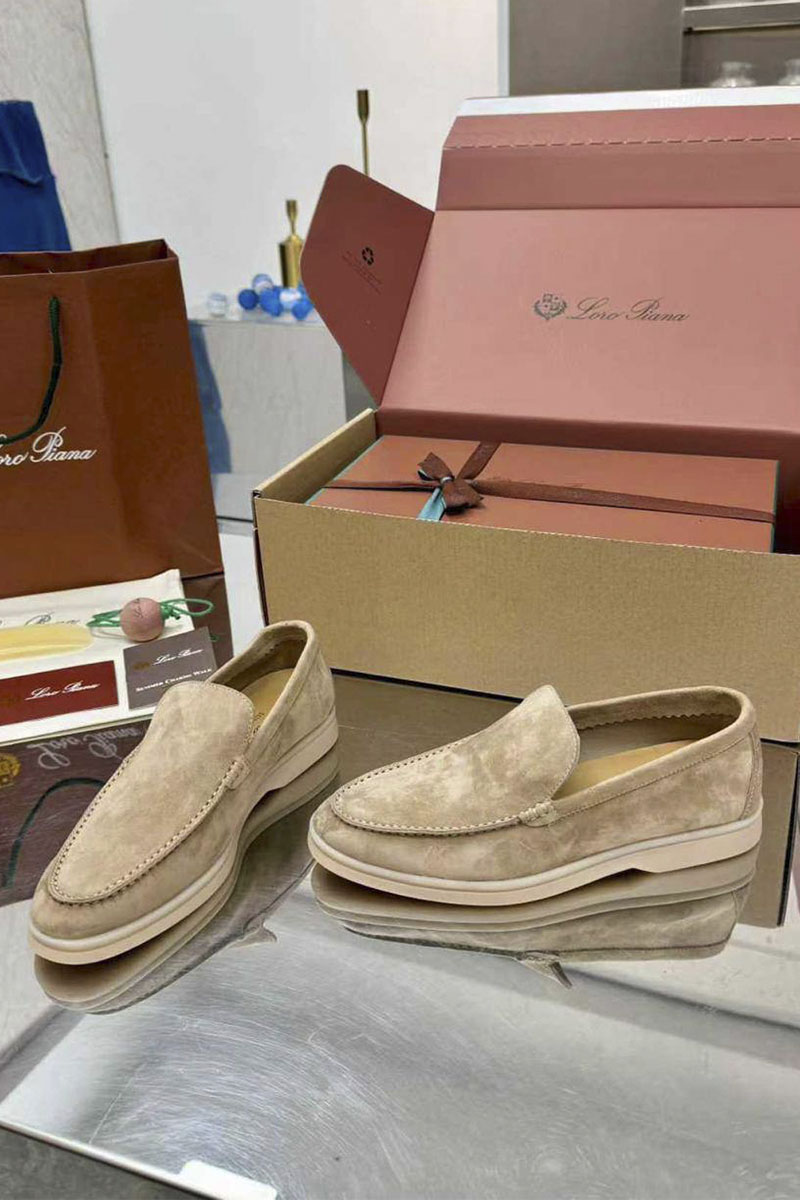 Loro Piana Женские заишевые лоферы Summer Walk premium