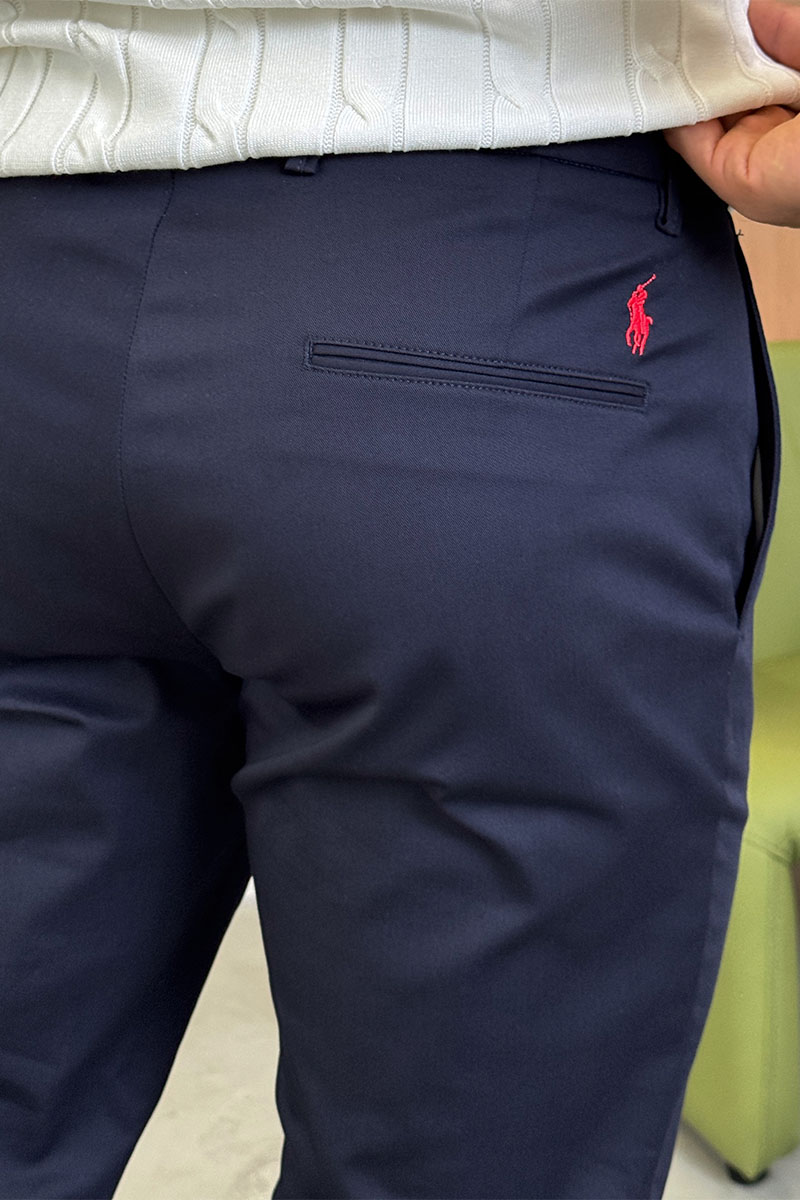 Polo Ralph Lauren Мужские тёмно-синие брюки 