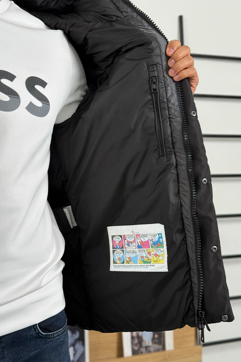 Moncler Утеплённая куртка Madeira серого цвета