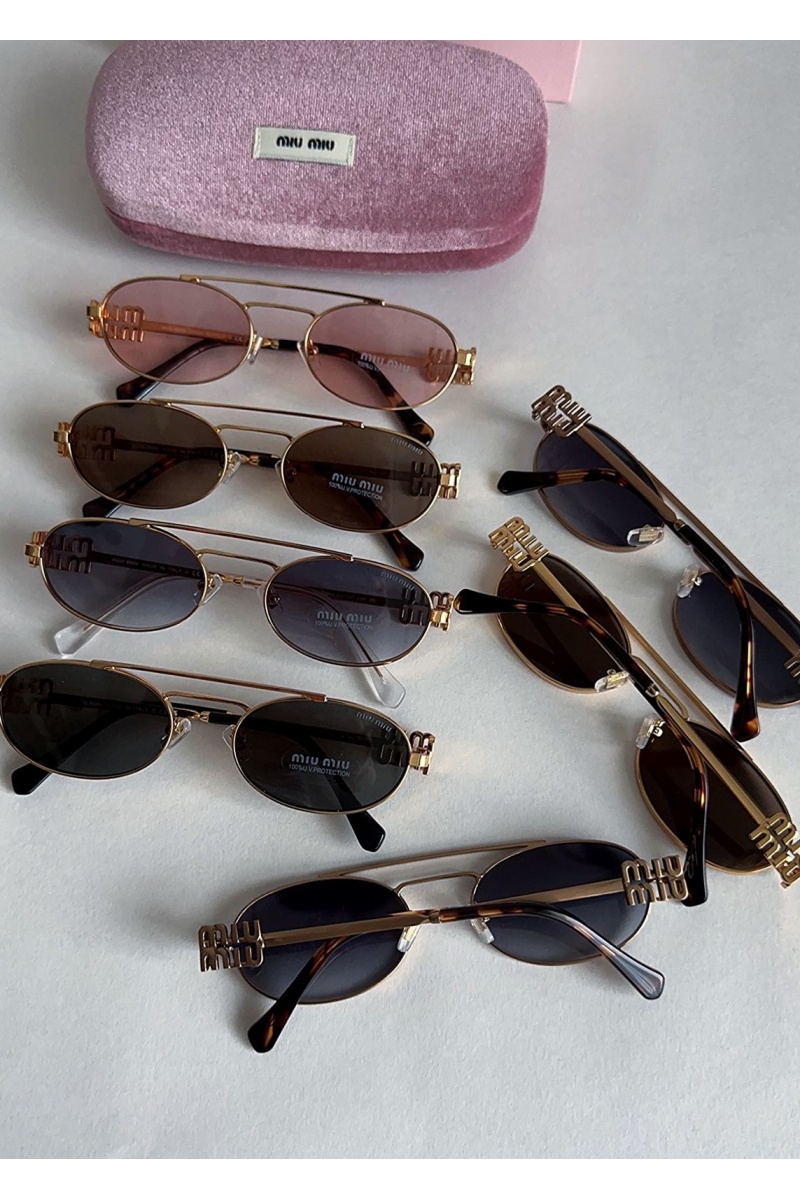 MIU MIU Женские солнцезащитные очки Oval
