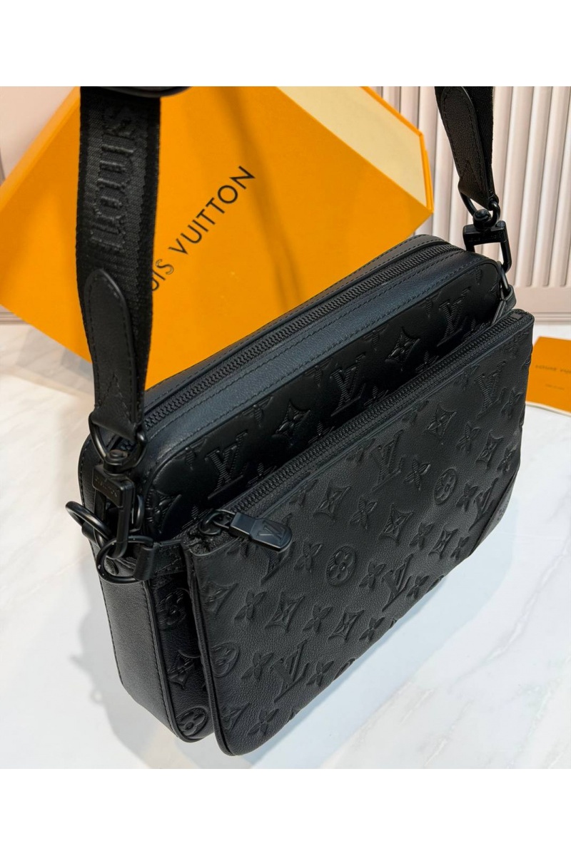 Lоuis Vuittоn Кожаная сумка Trio premium 25x18.5x7 см