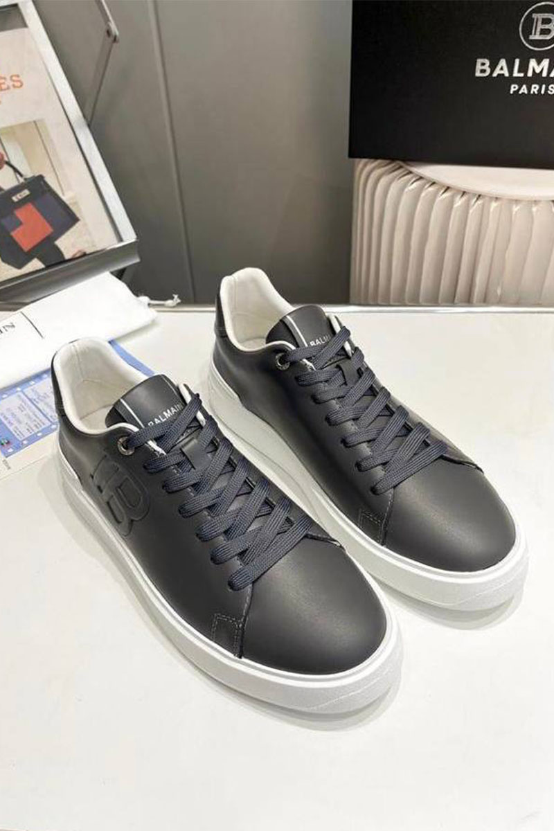 Balmain Мужские кожаные кроссовки B-Court
