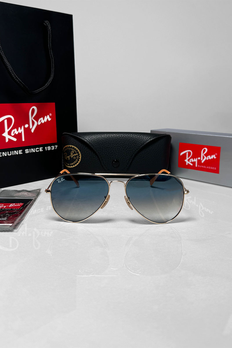Ray-Ban Солнцезащитные очки Aviator Large Metal - Blue 