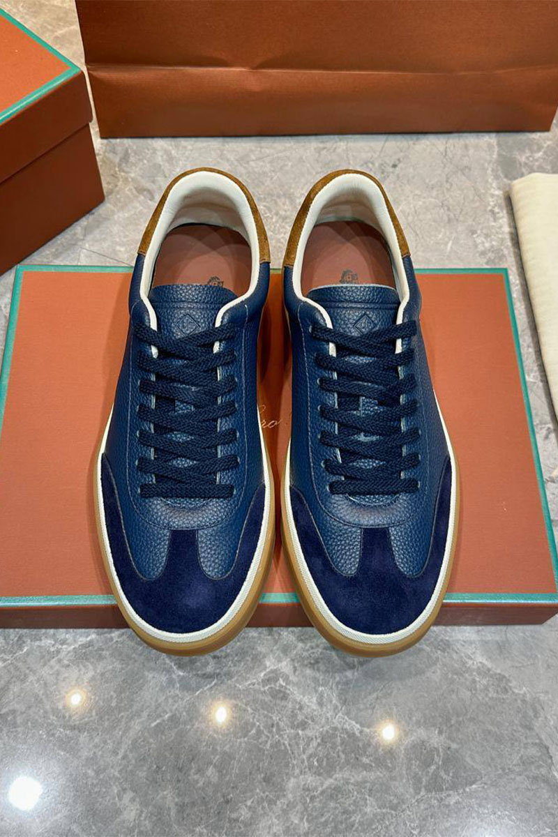 Loro Piana Мужские кроссовки Tennis Walk - Navy