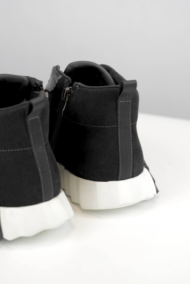 Hermes Кроссовки с мехом Bouncing high-top - Grey