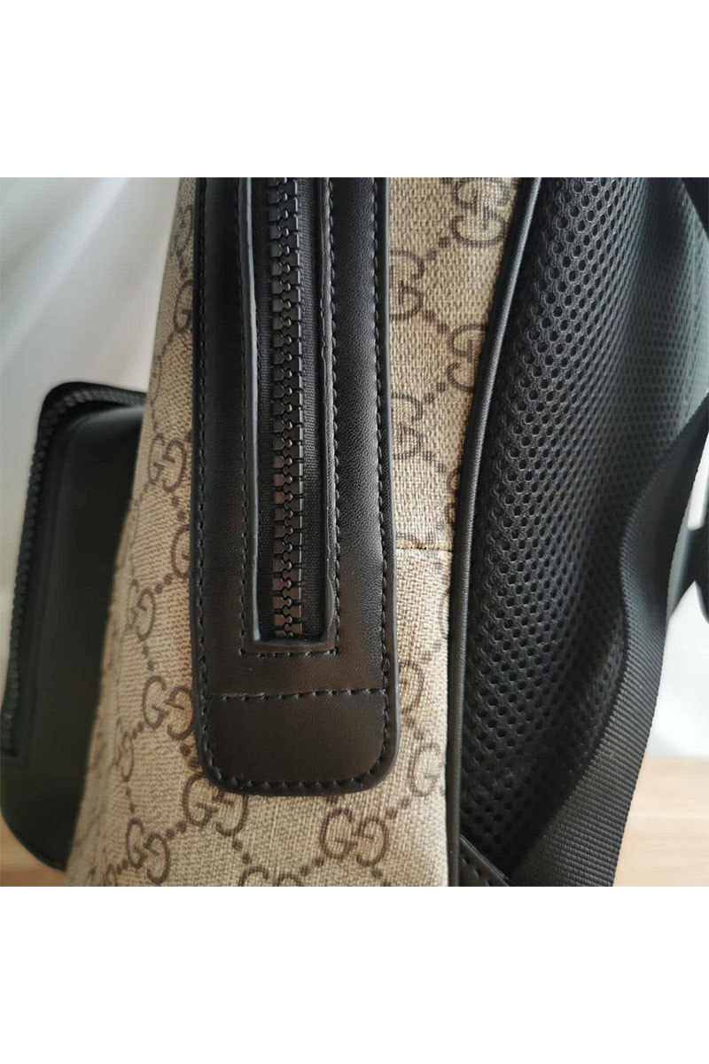 Gucci Кожаный рюкзак GG Supreme 31.5x41x14.5 см