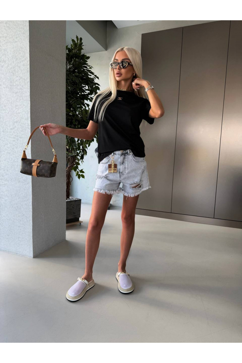 Celine Женские джинсовые шорты premium