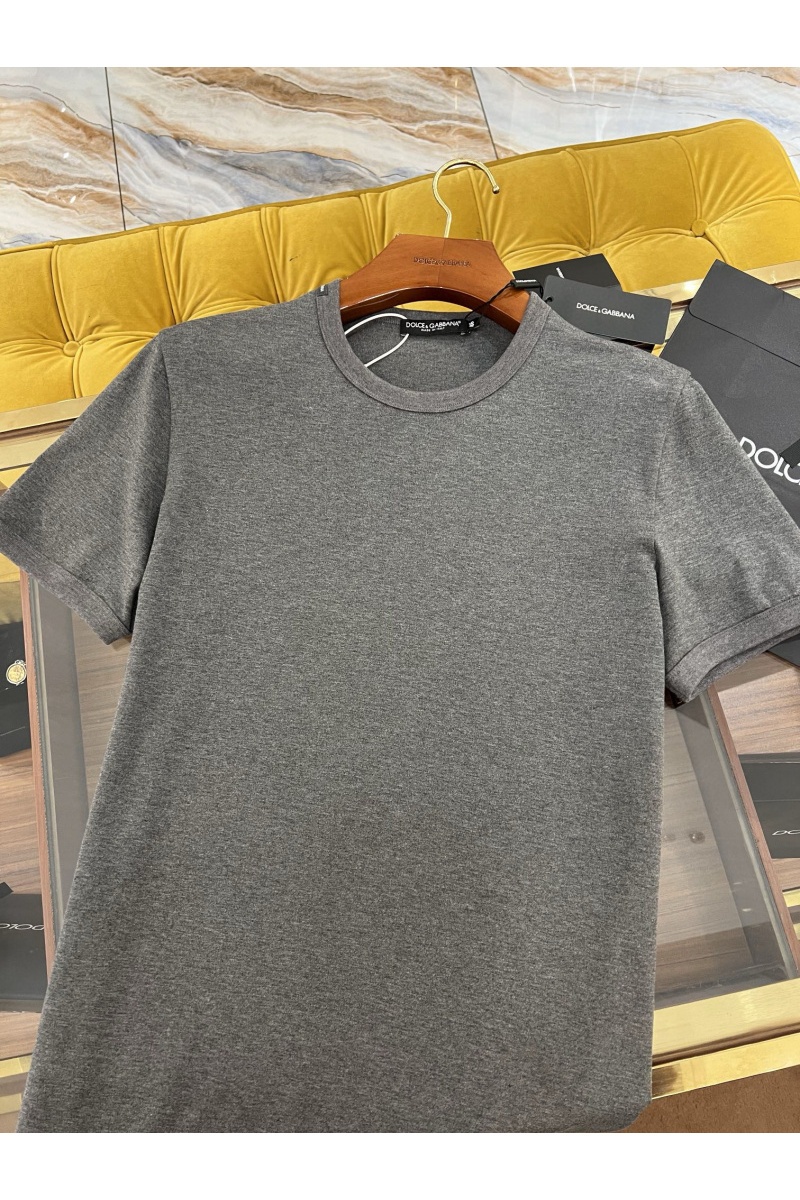 Dоlсе & Gаbbаnа Мужская серая футболка Premium