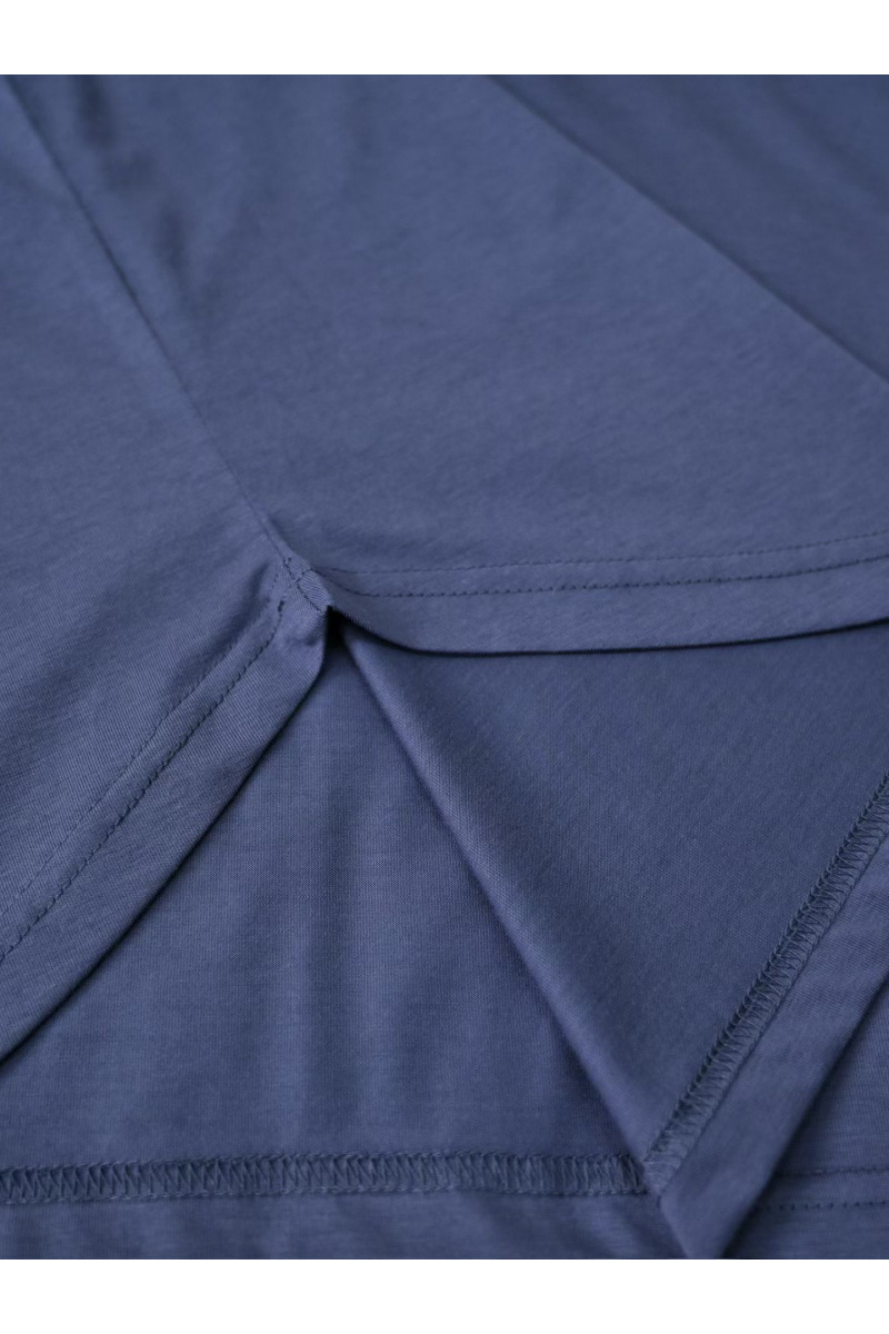 Loro Piana Мужская синяя футболка premium 